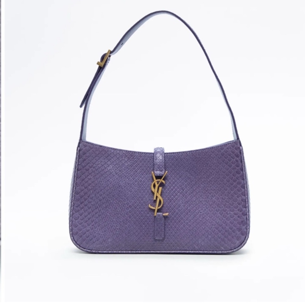 IN SEARCH OF YSL Python Le 5 à 7 Handbag